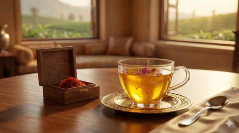 Saffron Tea : The Golden Elixir of Elegance
